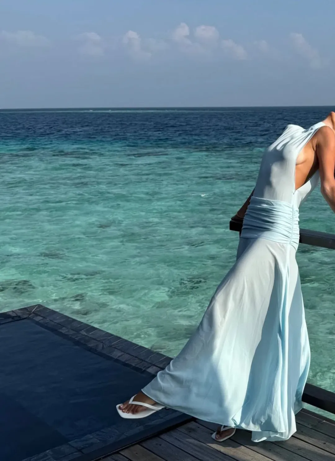 World of Re’Zort Blue Larissa Gown Size S / 8 for rent on The Volte - main image