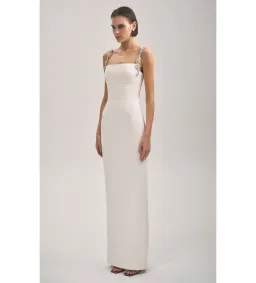 Rachel Gibert Franca Gown in White Size 0/AU6 for rent on The Volte - image 2