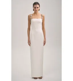 Rachel Gibert Franca Gown in White Size 1/AU8 for rent on The Volte - image 1