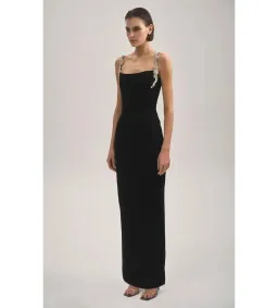 Rachel Gilbert Franca Gown in Black Size 0/AU6 for rent on The Volte - image 2