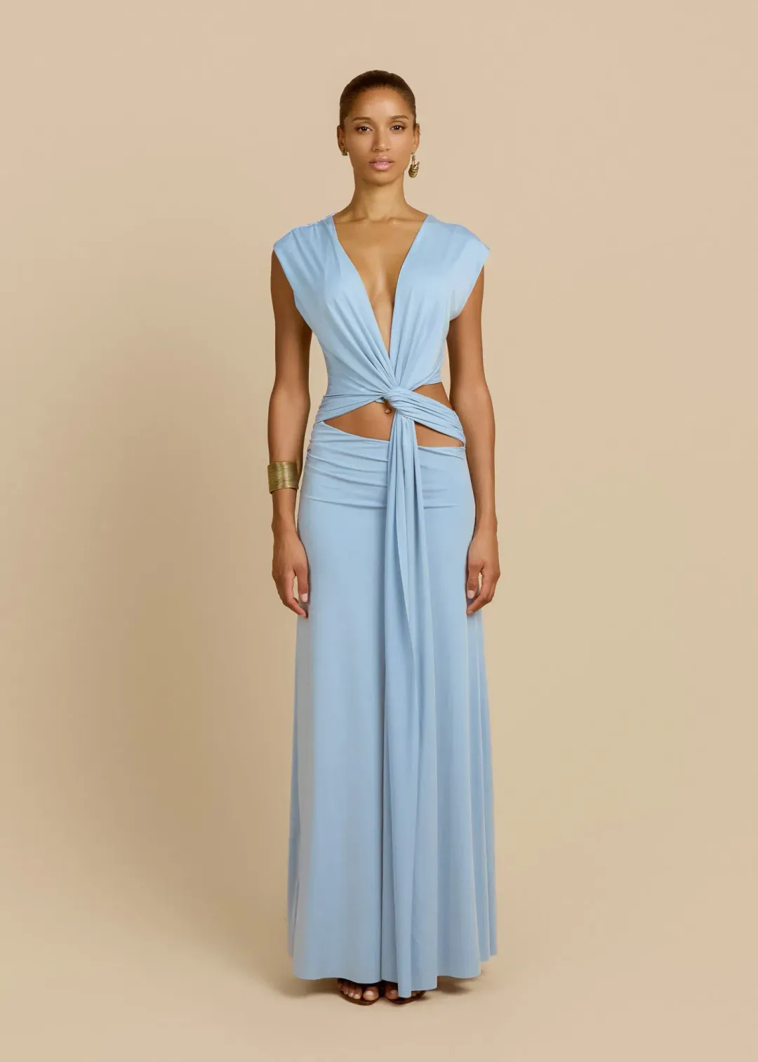 Arcina Ori Jade Dress in Blue Size S for rent on The Volte - main image