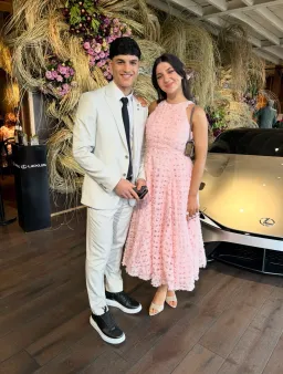 AJE Quintette backless midi dress pink Size 6 for rent on The Volte - image 4