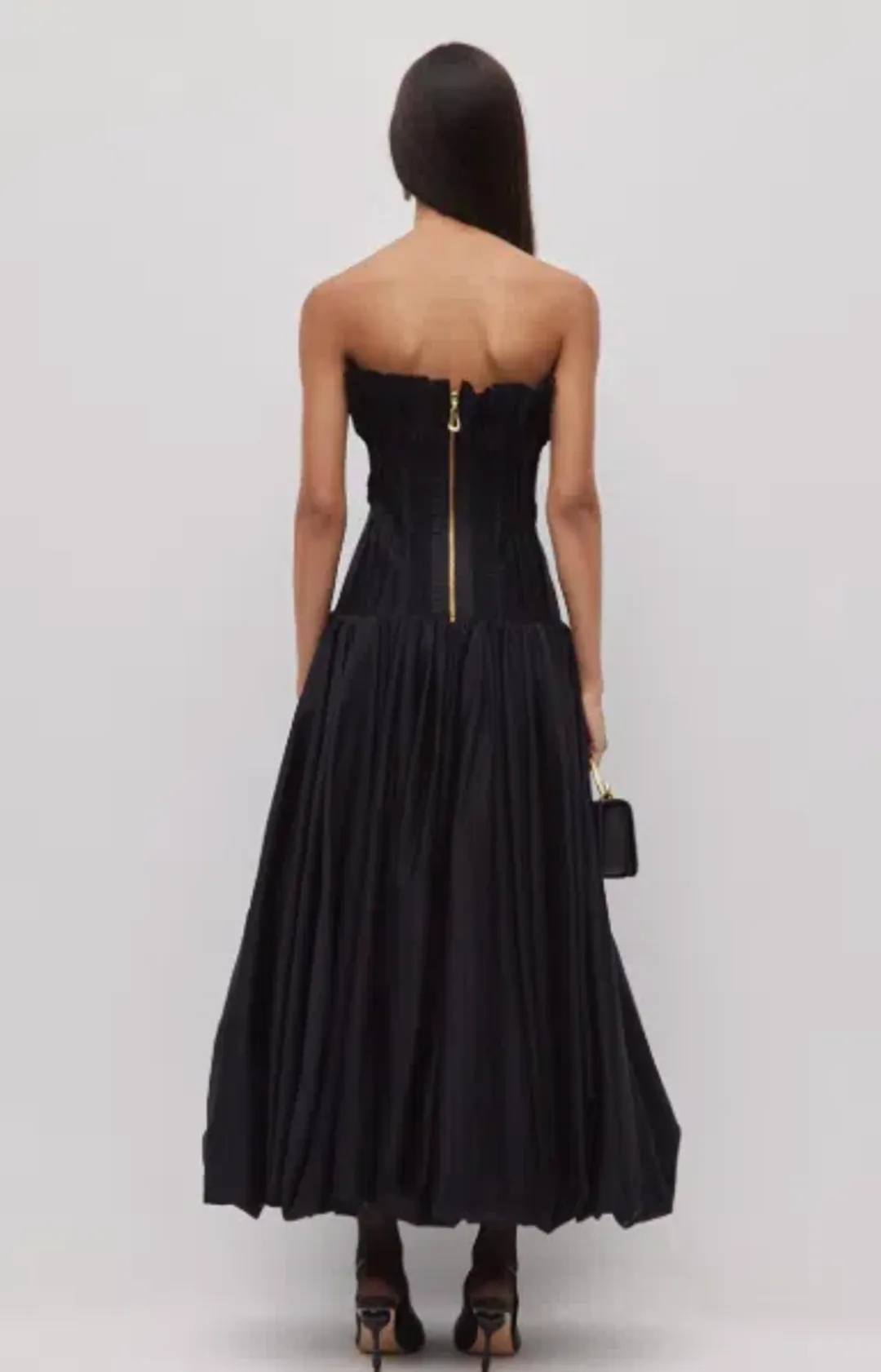 Aje Ivy Bubble Hem Black Size 10 for rent on The Volte - main image