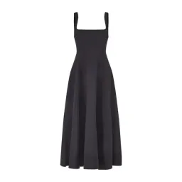 Odd Muse - Ultimate Muse High Waist Square Neck Midi Dress for rent on The Volte - image 4