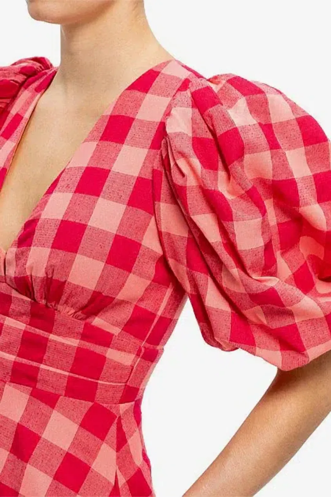 Acler - Hamilton Dress (Cherry) for rent on The Volte - main image