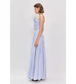 Aje Aquiline Gown French Blue Size 6 for rent on The Volte - image 3
