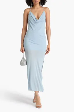 Bec & Bridge Lexie Crystal Strap Maxi Dress Blue AU 10 / M for rent on The Volte - image 1