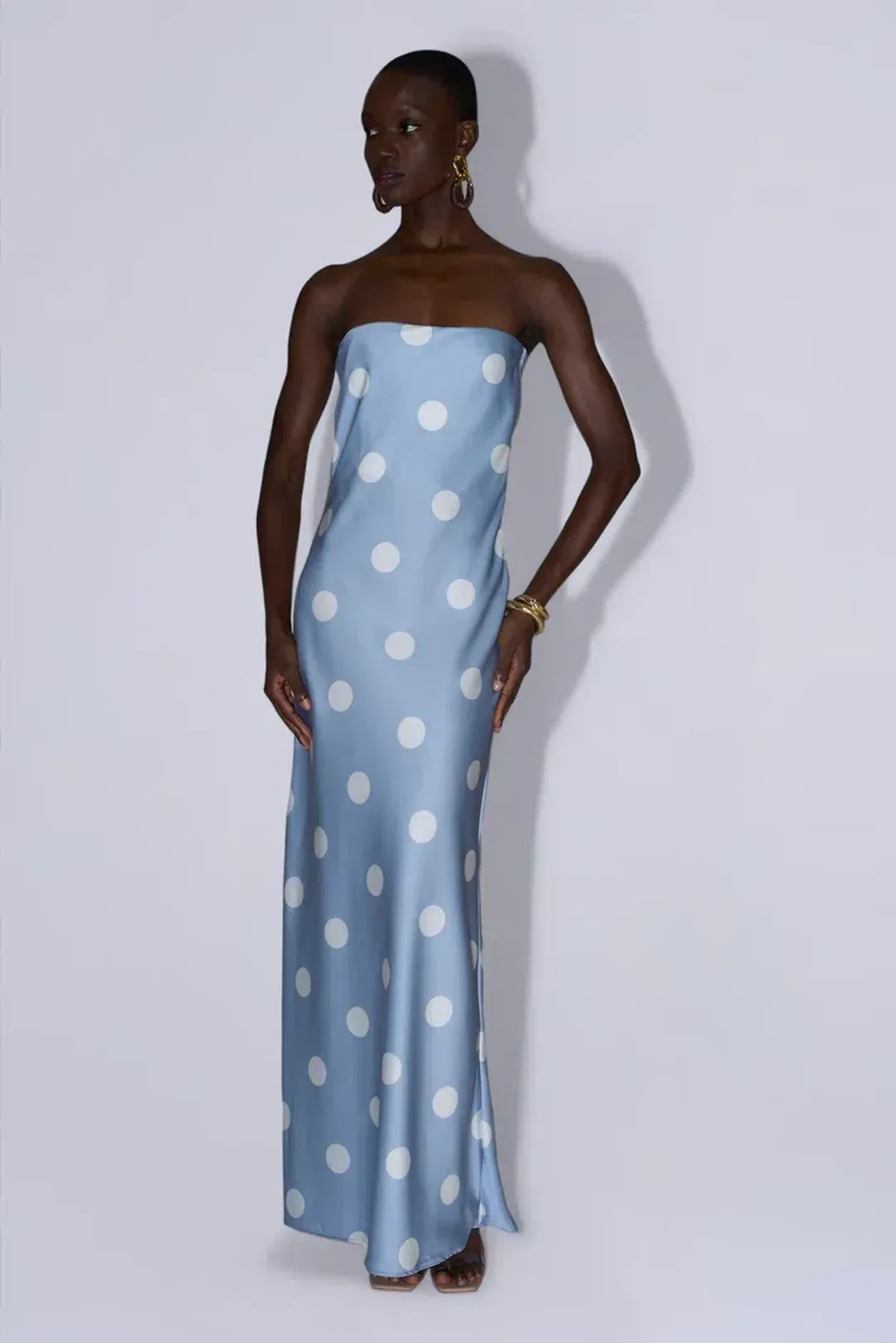 L'idee York Dress - Baltic Polka Size 10 for rent on The Volte - main image