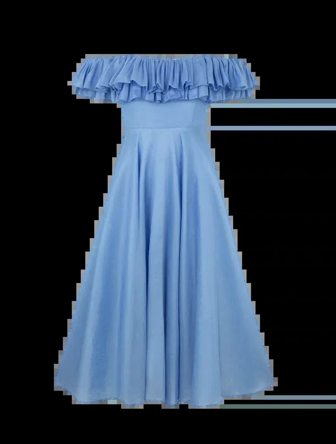 Talulah - Florence Midi Dress - Blue for rent on The Volte - main image