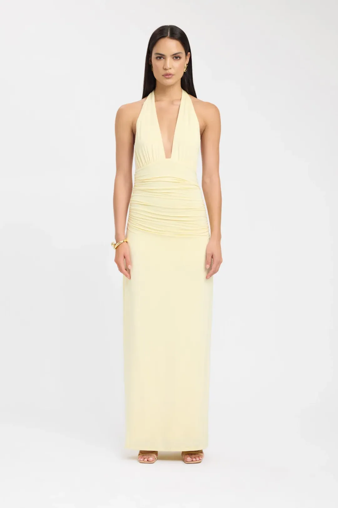 Kookai Leni Maxi Dress Sunlight Size 6 for rent on The Volte - main image