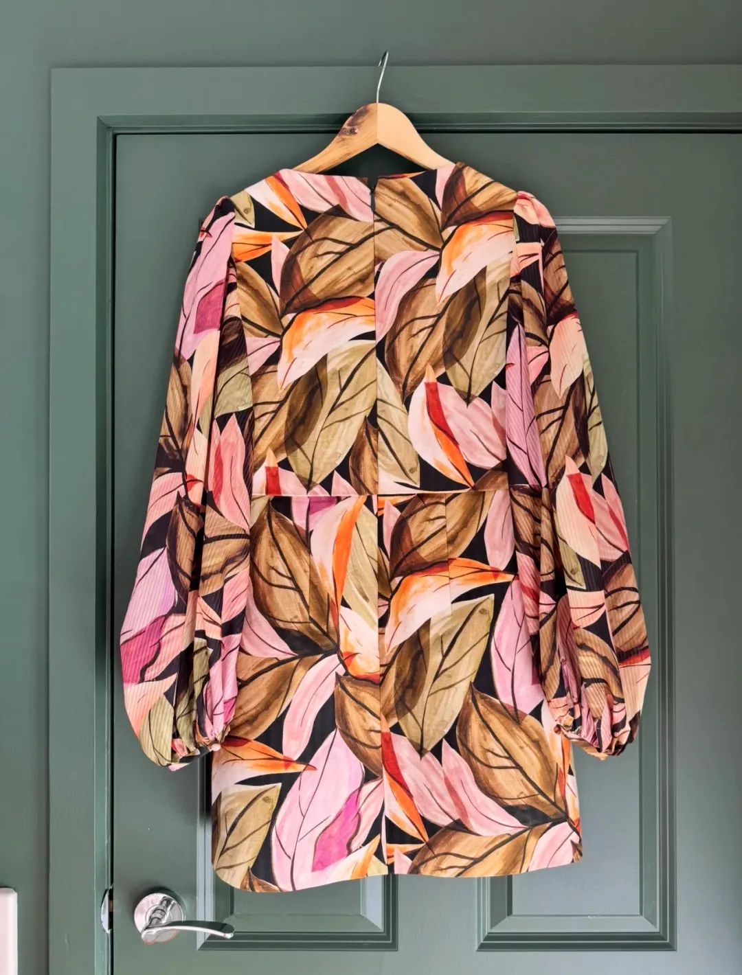 Acler Meadow Dress In Falling Leaves. Size 10 for rent on The Volte - main image