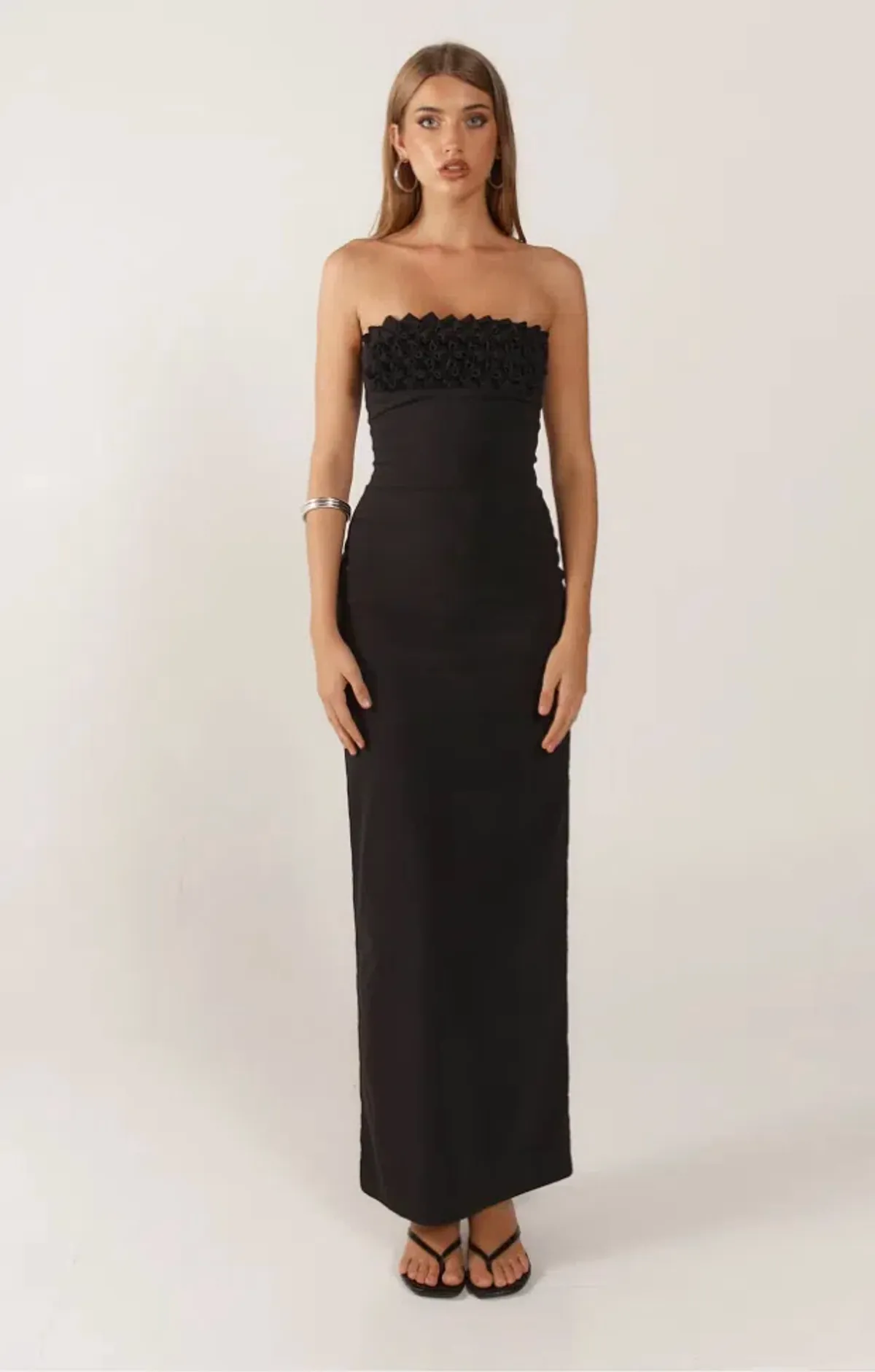 Ancegria, Margo maxi, Black, Size AU10  for rent on The Volte - main image