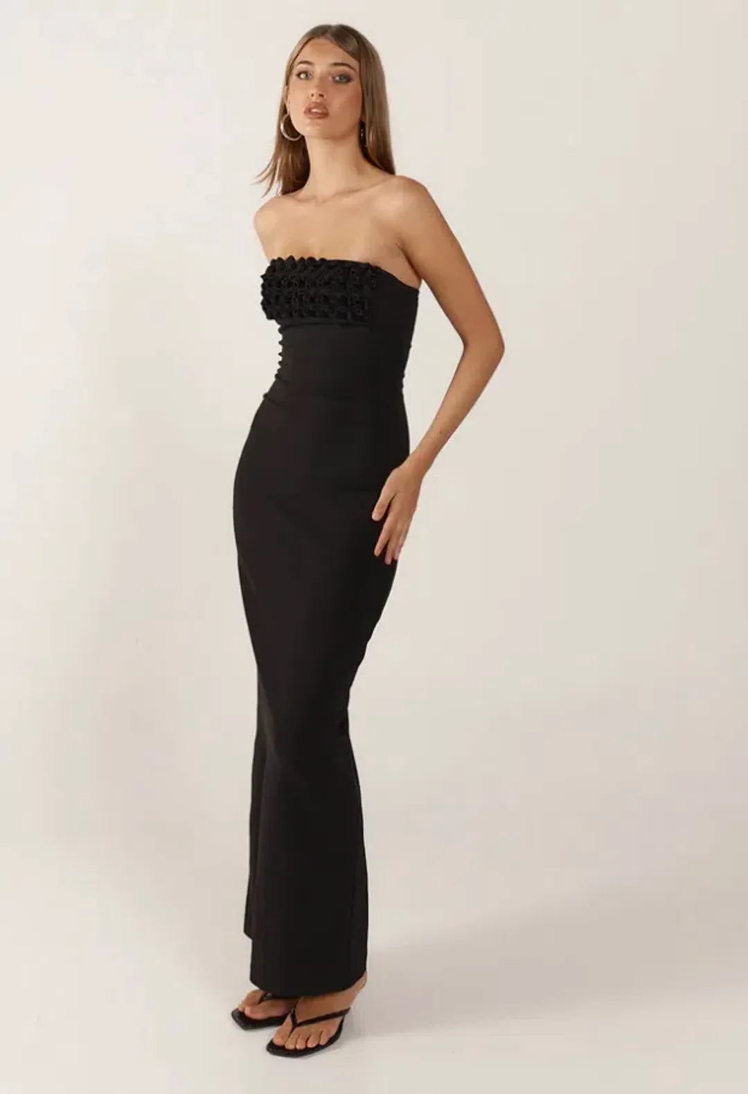 Ancegria, Margo maxi, Black, Size AU10  for rent on The Volte - main image