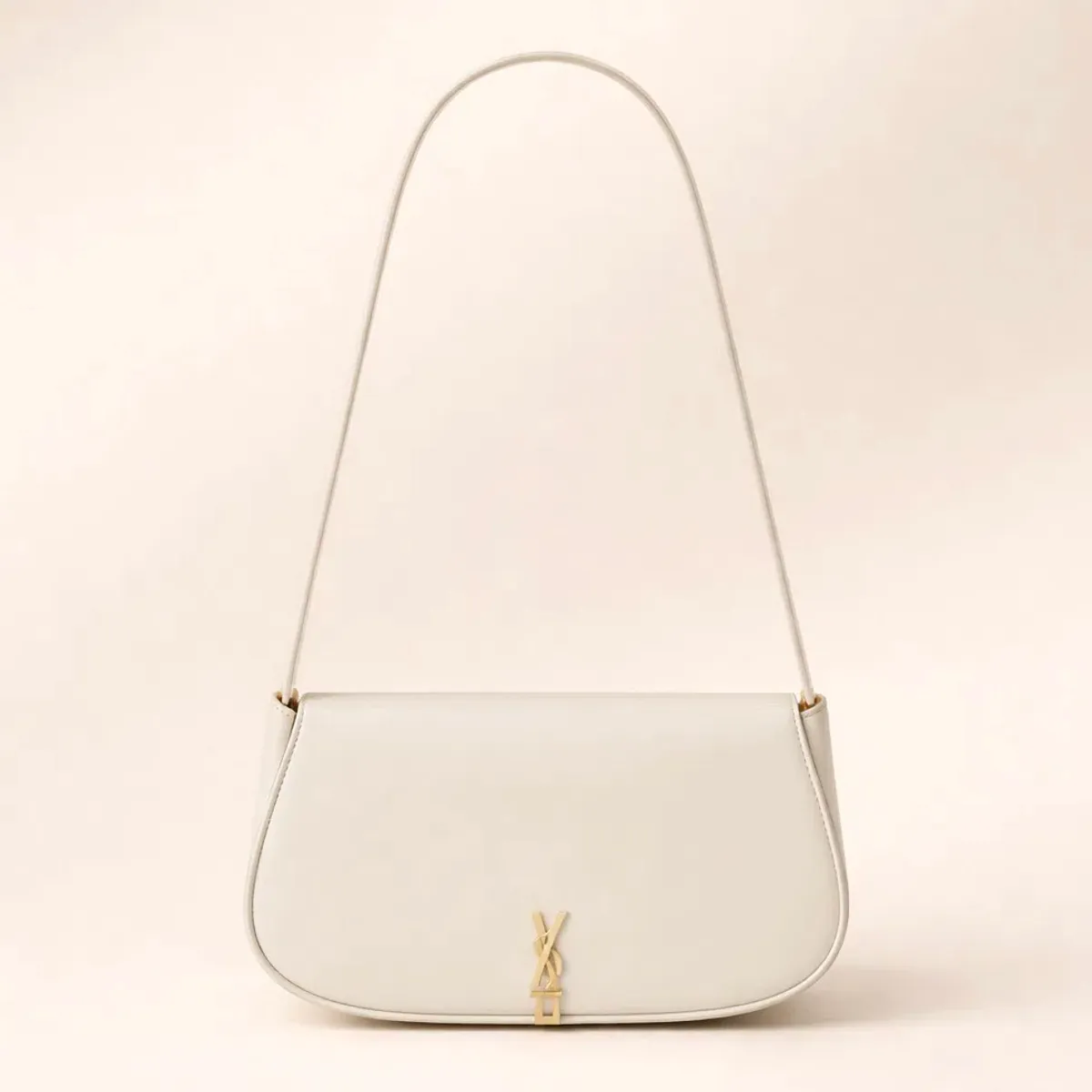 Saint Laurent Voltaire Mini Shoulder Bag in Crema Soft for rent on The Volte - main image