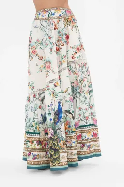 Camilla Plumes And Parterres wrap tp and maxi skirt set for rent on The Volte - image 2