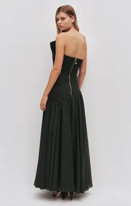 AQUILINE GOWN | HUNTER GREEN - SIZE 10 for rent on The Volte - image 3