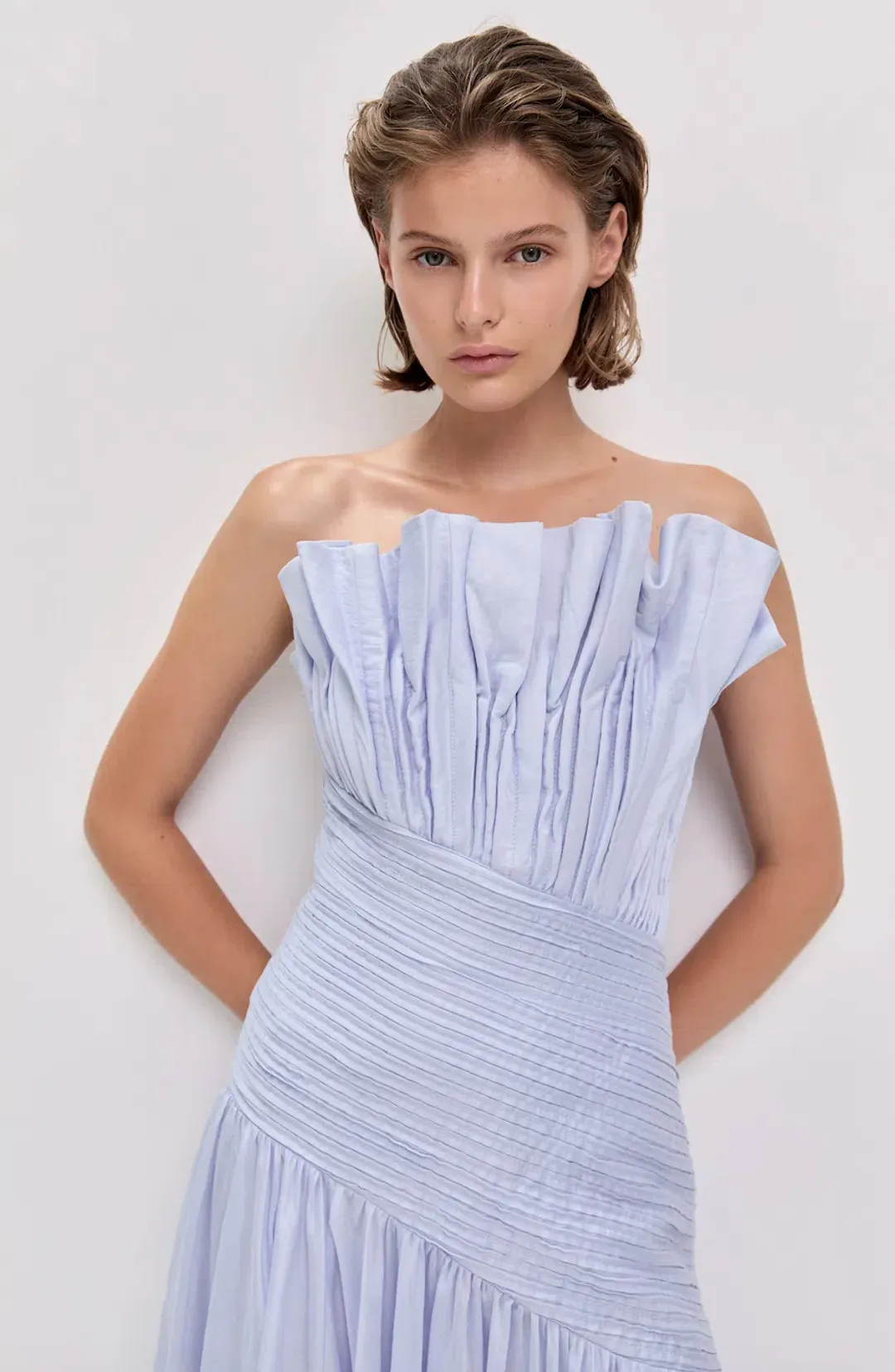 AQUILINE GOWN | FRENCH BLUE - SIZE 6 for rent on The Volte - main image