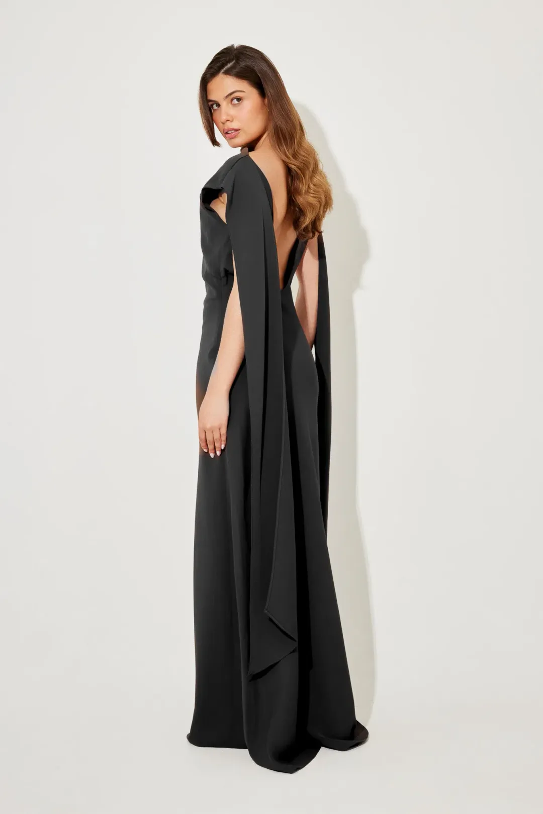 Odd Muse Drape Maxi Dress for rent on The Volte - main image