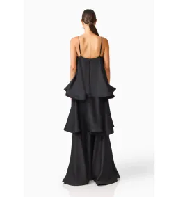 Elliatt Tilly Tiered Maxi Dress Black Size AU10 for rent on The Volte - image 3