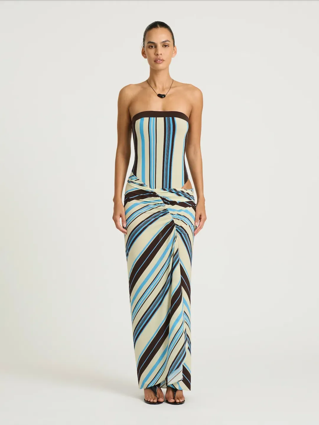 BENNI Rumi Strapless Maxi. Size 8 / AU 8 for rent on The Volte - main image