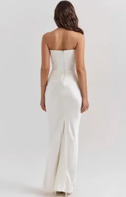 House of CB Persephone Ivory Strapless Corset Dress Size XS for rent on The Volte - image 3