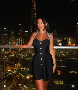 Bella Barnett Traci Halter strapless sleeveless mini dress for rent on The Volte - image 1