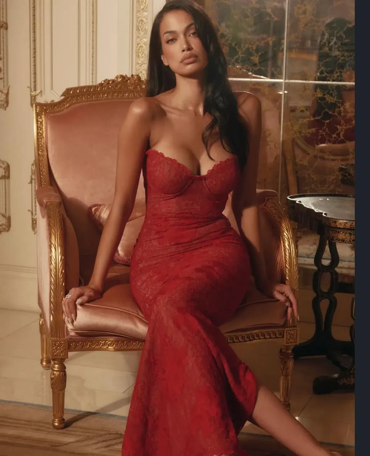 House of CB lucienne maxi dress for rent on The Volte - main image