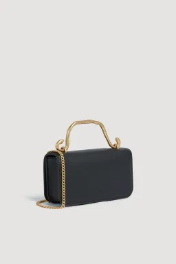 Aje Alessia Flower Clutch Black  for rent on The Volte - image 4