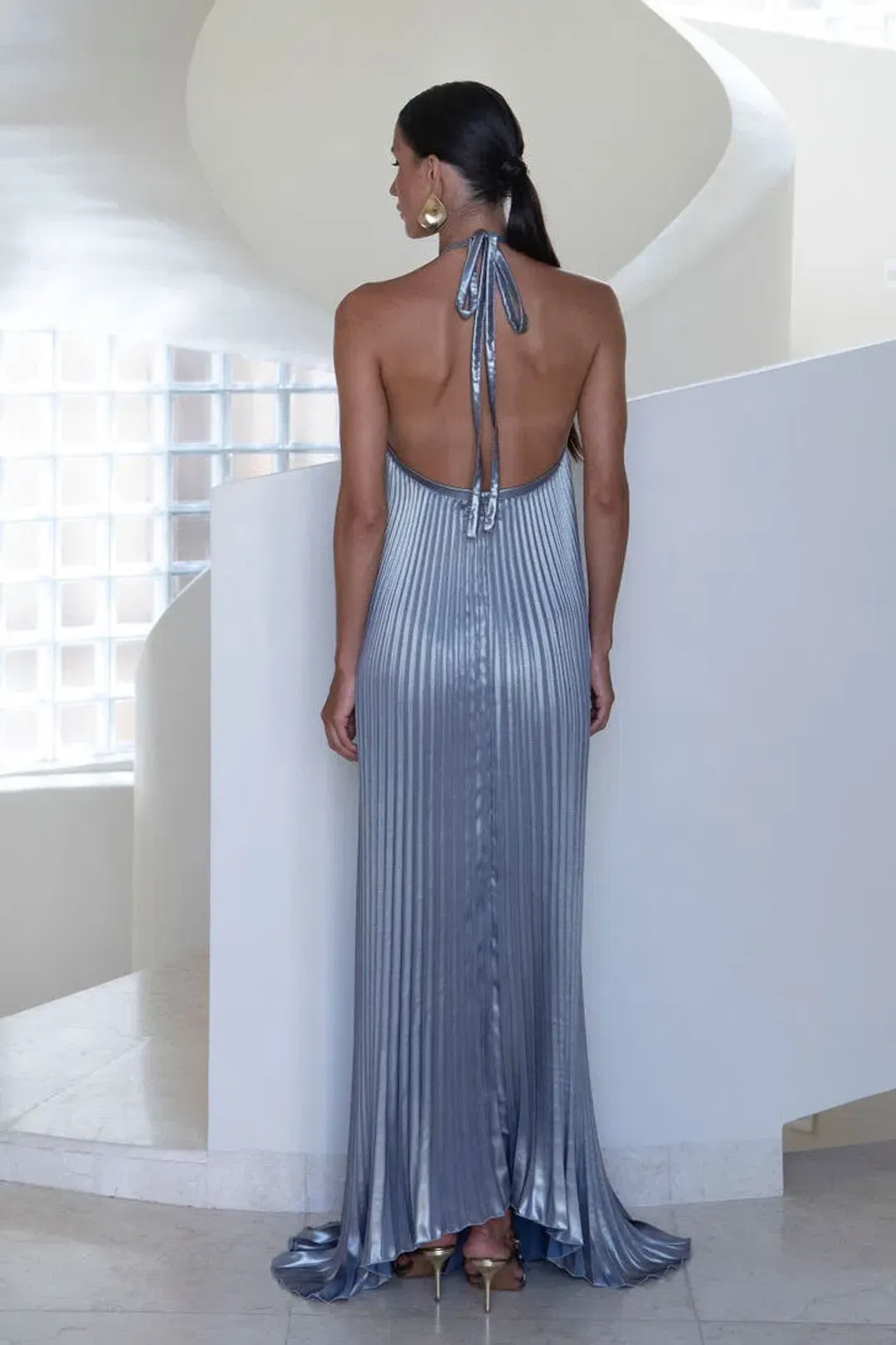 Lidee Deese Gown Size 12 Liquid Shimme for rent on The Volte - main image