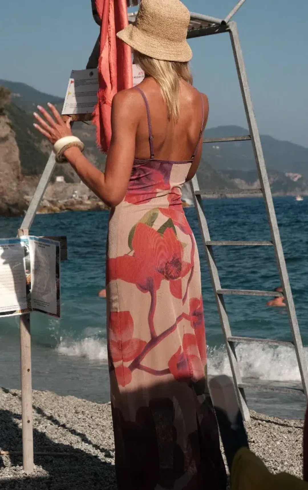 With Harper Lu - Slip Dress | Mesh Fuchsia Bloom for rent on The Volte - main image