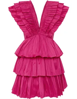 AJE Rhythmic Frilled Mini Dress  for rent on The Volte - image 4