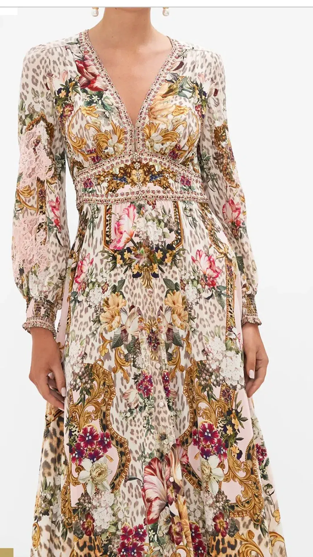 Camilla bambino bliss button dress with shaped waistband 3XL for rent on The Volte - main image