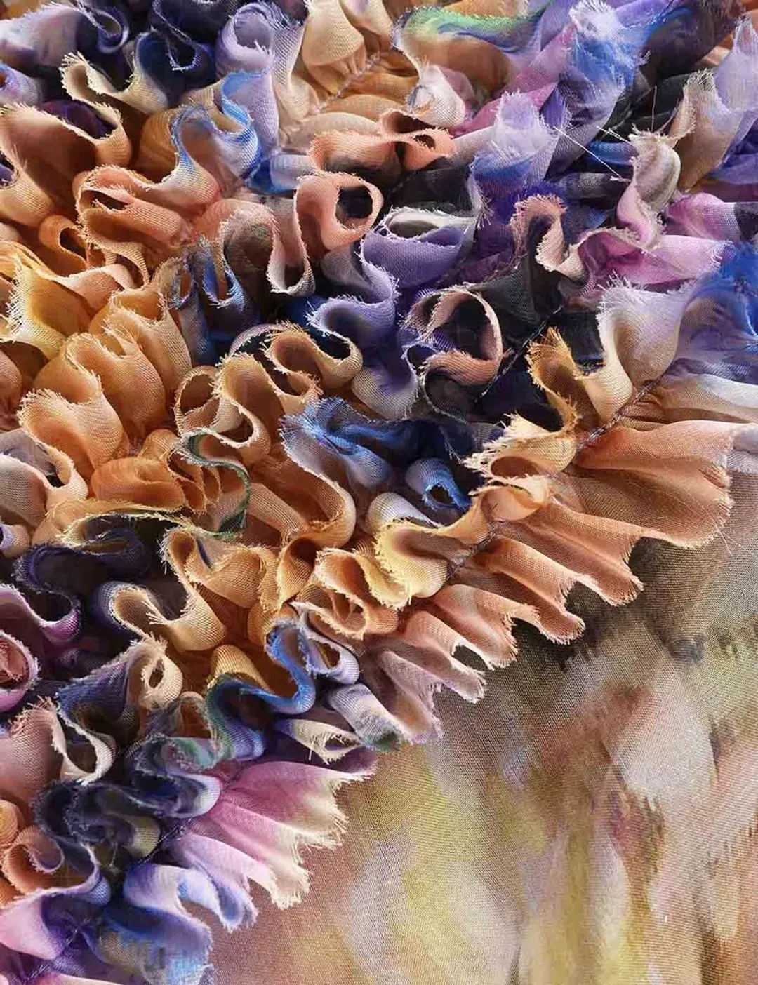 Zimmermann Luna Ruffle Maxi Dress Violet Dahlia size 1/ AU 10 for rent on The Volte - main image