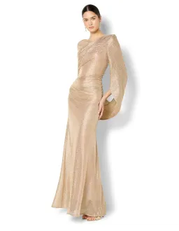 Montique Alexie Gown Metallic Size 8 for rent on The Volte - image 2