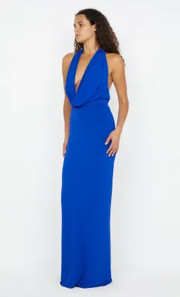 NESSIE COWL NECK MAXI DRESS - ULTRAMARINE BLUE - 10 for rent on The Volte - image 3