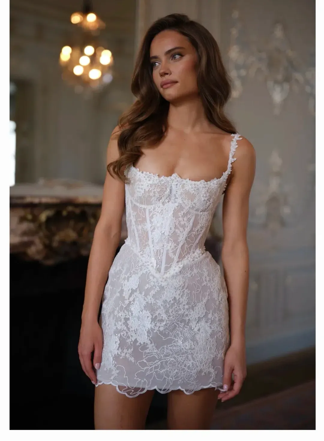 Lara mini dress for rent on The Volte - main image