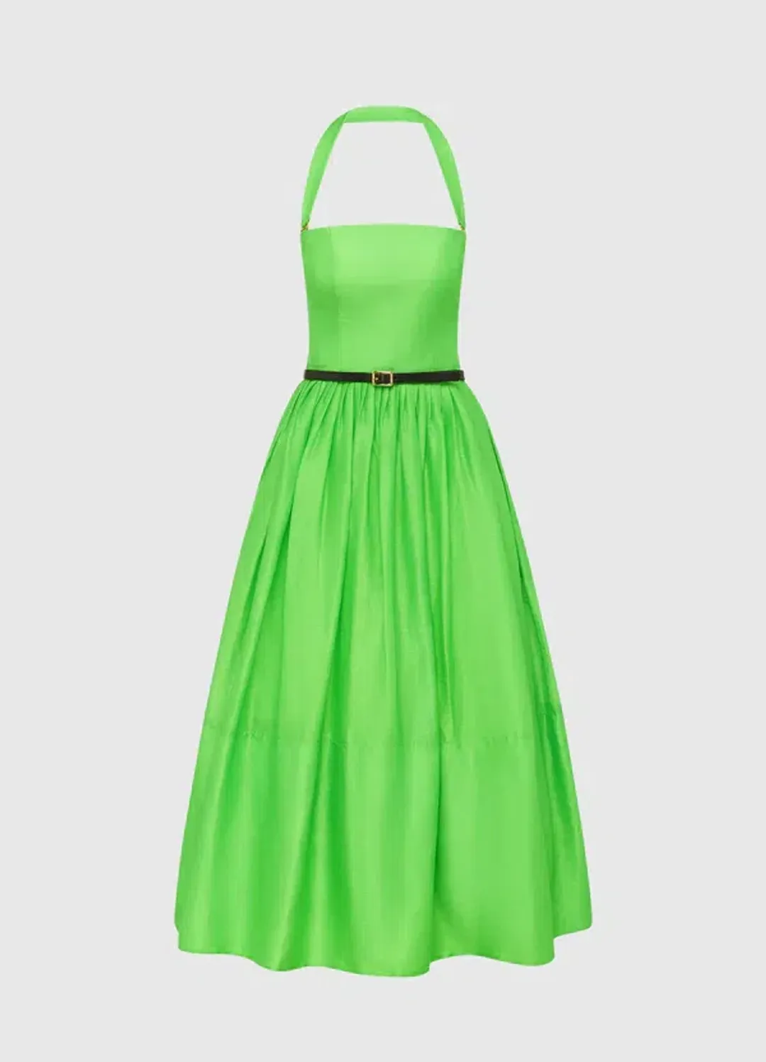 Leo Lin - Citron Midi Dress Size 10 for rent on The Volte - main image