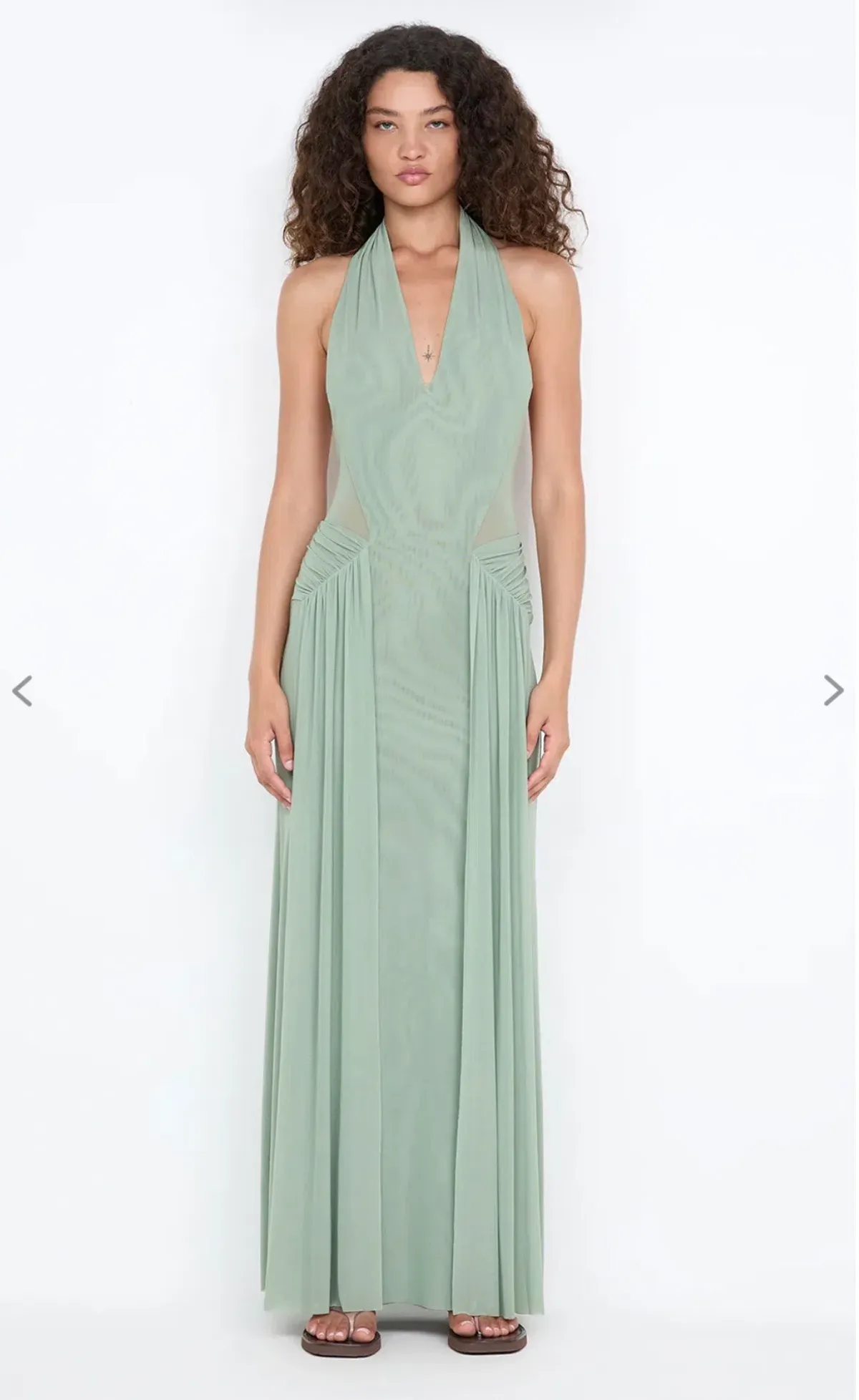 Bec and Bridge Juniper halter maxi dress size 6 for rent on The Volte - main image