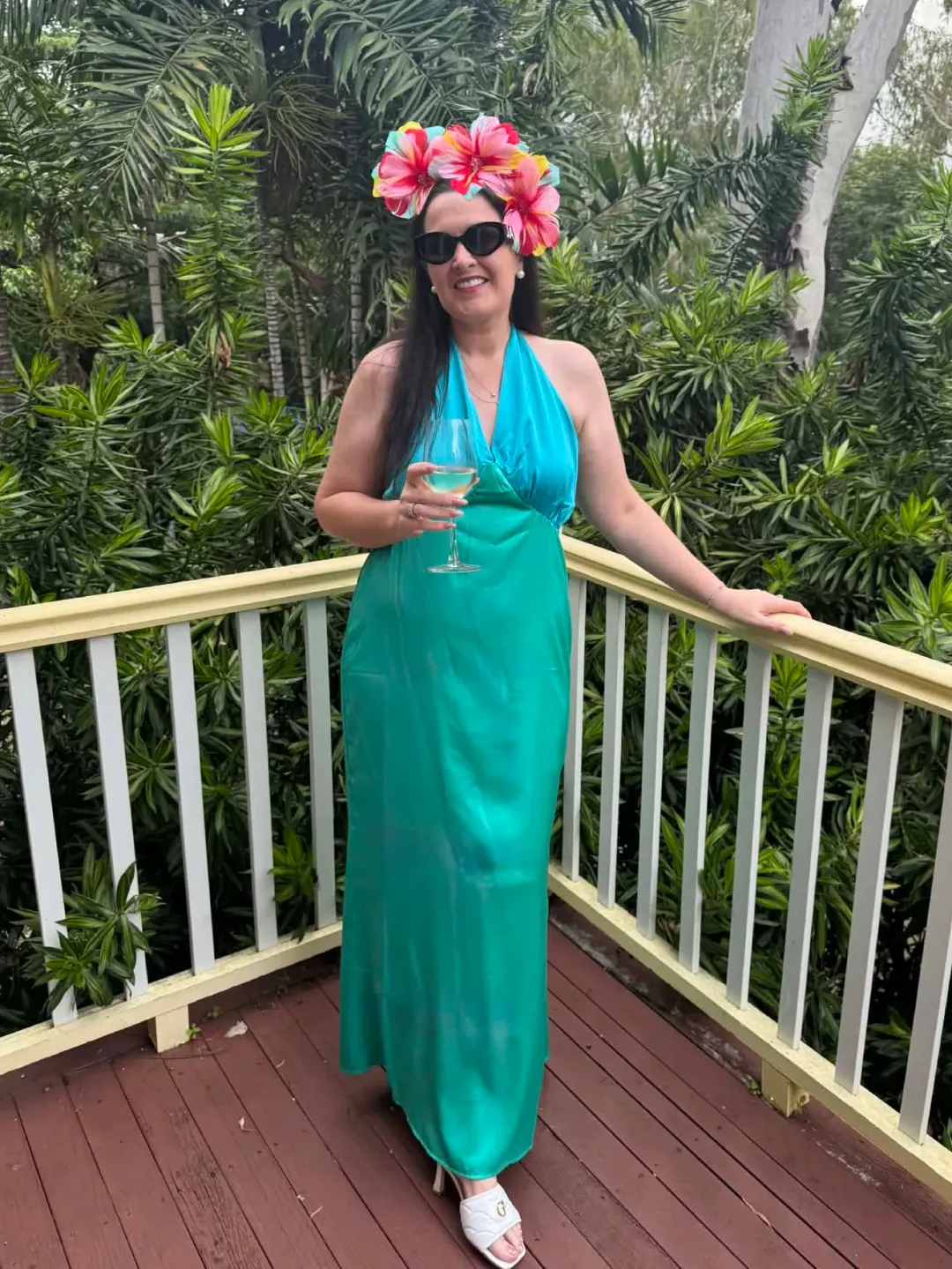 The Wolf Gang Oahu aqua maxi sz M for rent on The Volte - main image