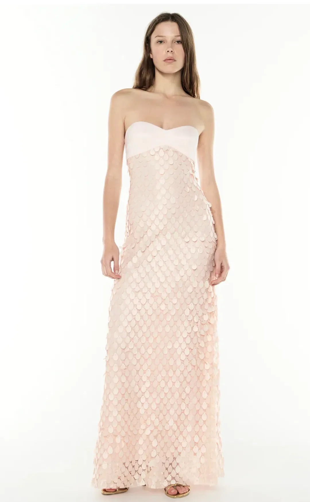 MANNING CARTEL, SUPREME EXTREME BALCONETTE DRESS, PINK for rent on The Volte - main image