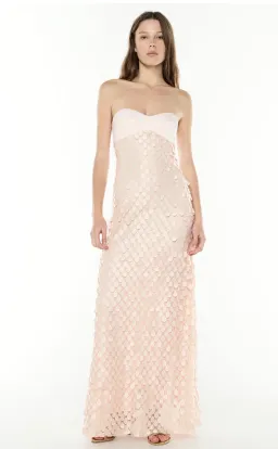 MANNING CARTEL, SUPREME EXTREME BALCONETTE DRESS, PINK for rent on The Volte - image 1