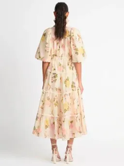 Sheike rose garden maxi dress sz 12 for rent on The Volte - image 2