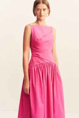Shona Joy Campbell Maxi Dress Size 8 Vivid Pink for rent on The Volte - image 2