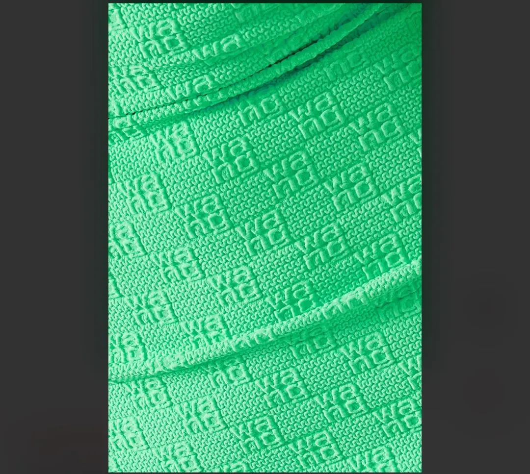 Alexander Wang Cami green dress for rent on The Volte - main image