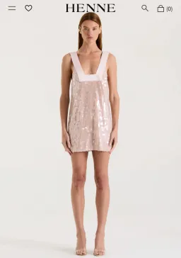 Henne Leanna Sequin Dress for rent on The Volte - image 1