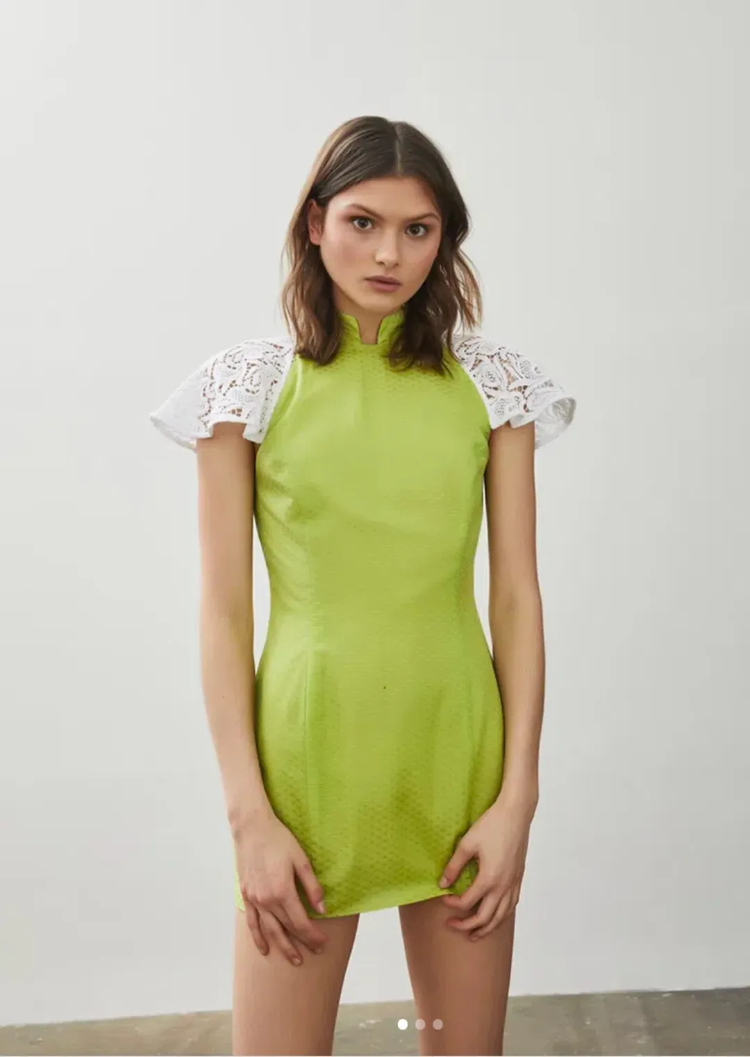 Van Der Kooij Absinthe Micro Mini Dress Size 6 for rent on The Volte - main image