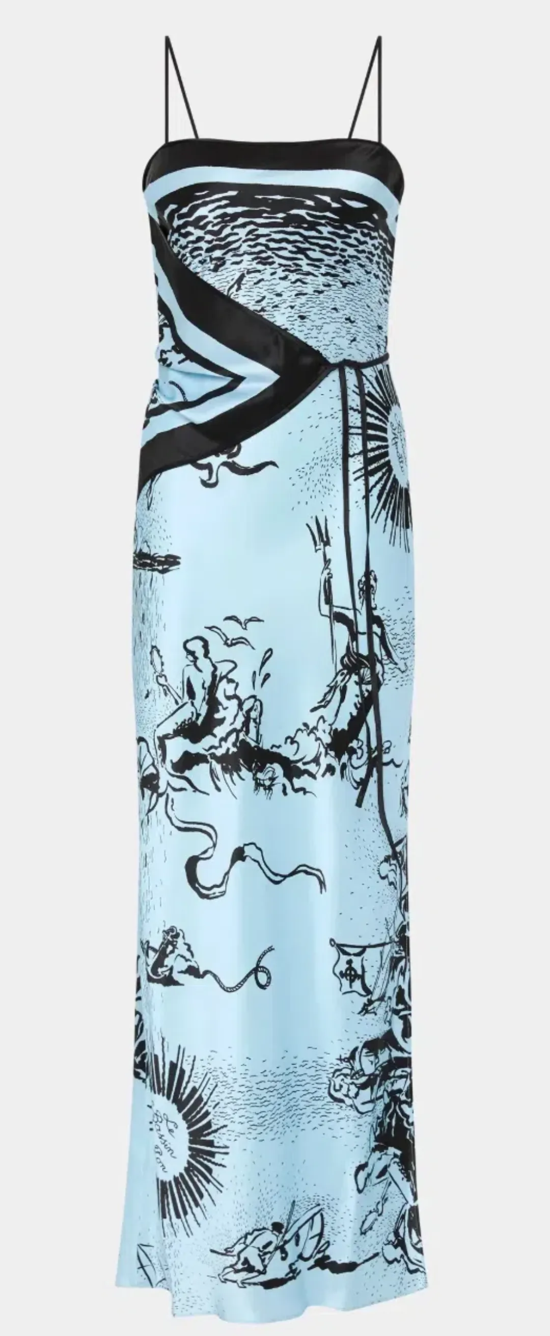 SIR THE LABEL DREAMWOOD SCARF MAXI DRESS SIZE 1 for rent on The Volte - main image