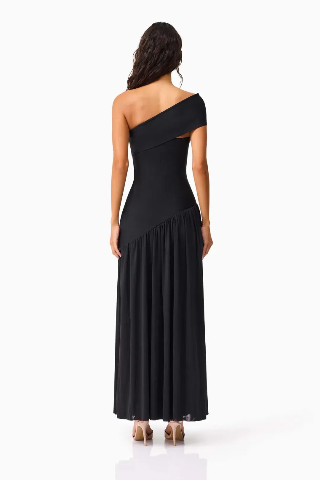 Elliatt Jesselle Off Shoulder Dress in Black for rent on The Volte - main image