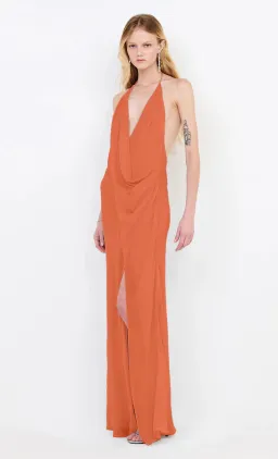 BEC & BRIDGE SABRINA DRAPE MAXI / PERSIMMON / SIZE 8 for rent on The Volte - image 2