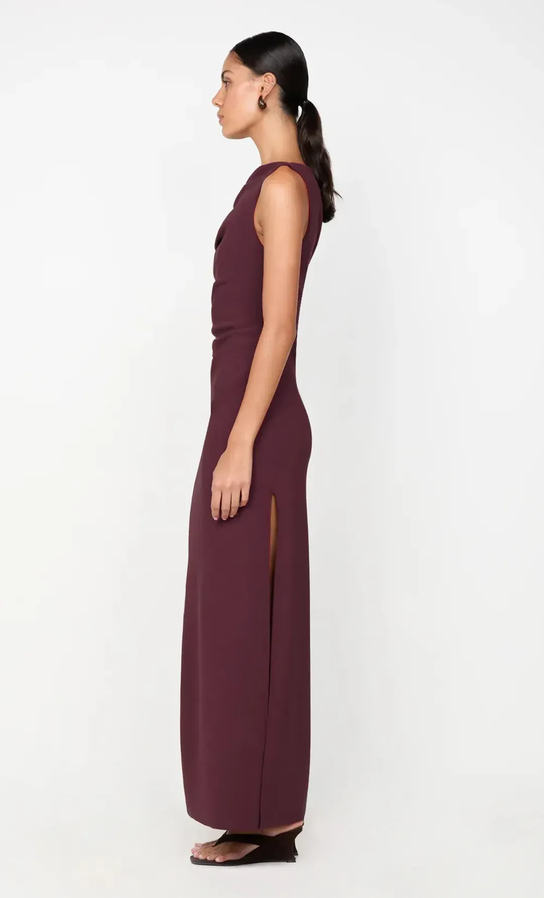 BEC & BRIDGE LEORA MAXI PLUM SIZE 14 for rent on The Volte - main image